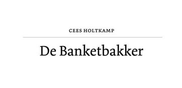 Cover van De banketbakker