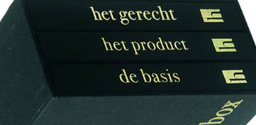 Cover van Homarus box de basis, het product, het gerecht (verzamelbox)