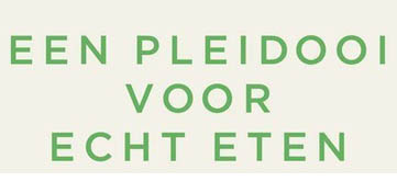 Cover van Een pleidooi voor echt eten - Manifest van een eter